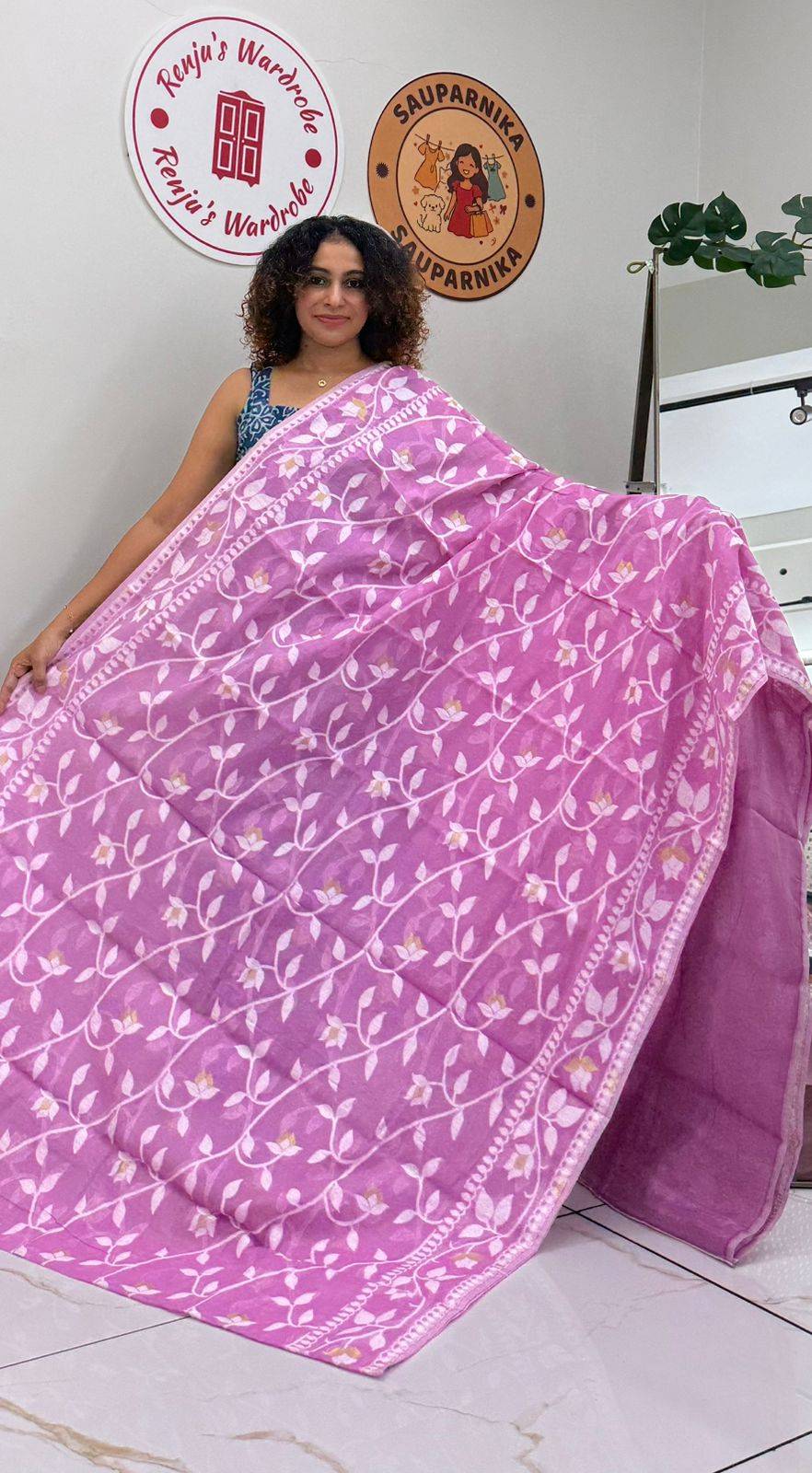 Soft Cotton Jamdani Sarees with blouse piece